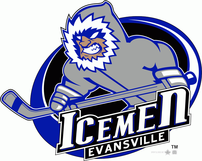 evansville icemen 2012-pres primary logo iron on heat transfer